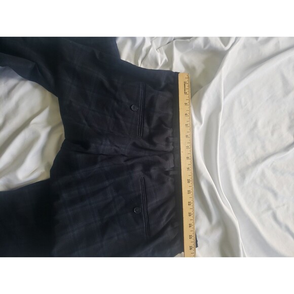 Scotch & Soda Amsterdam Plaid Woven Blake Blue Black Dress Pants Men’s 32 x 32 - Picture 15 of 16